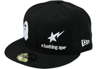 BAPE New Era 59 Fifty A Bathing Ape Cap Black