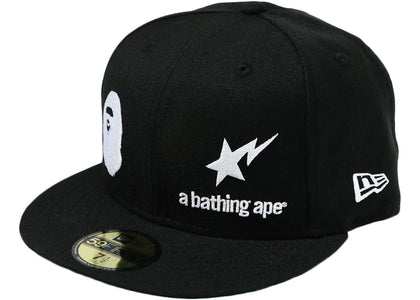 BAPE New Era 59 Fifty A Bathing Ape Cap Black - product view 2