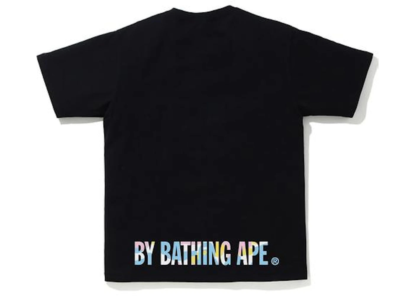 BAPE New Multi Camo Ape Face Tee Black - vue secondaire B