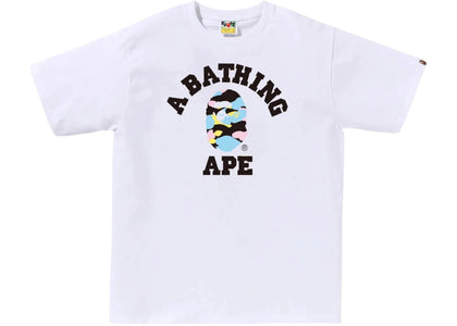 BAPE New Multi Camo College Tee (SS26) White - product view 2
