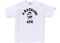 BAPE New Multi Camo College Tee (SS26) White