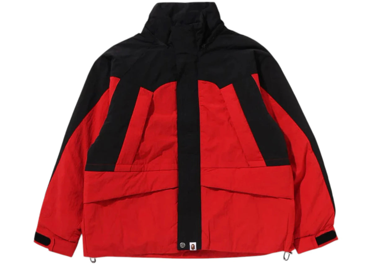 BAPE Nylon Snowboard Padded Jacket Black/Red - vue secondaire B