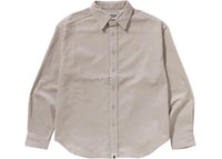 BAPE One Point Corduroy L/S Shirt Ivory