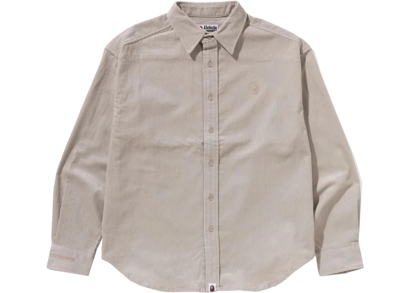 BAPE One Point Corduroy L/S Shirt Ivory - vue secondaire A