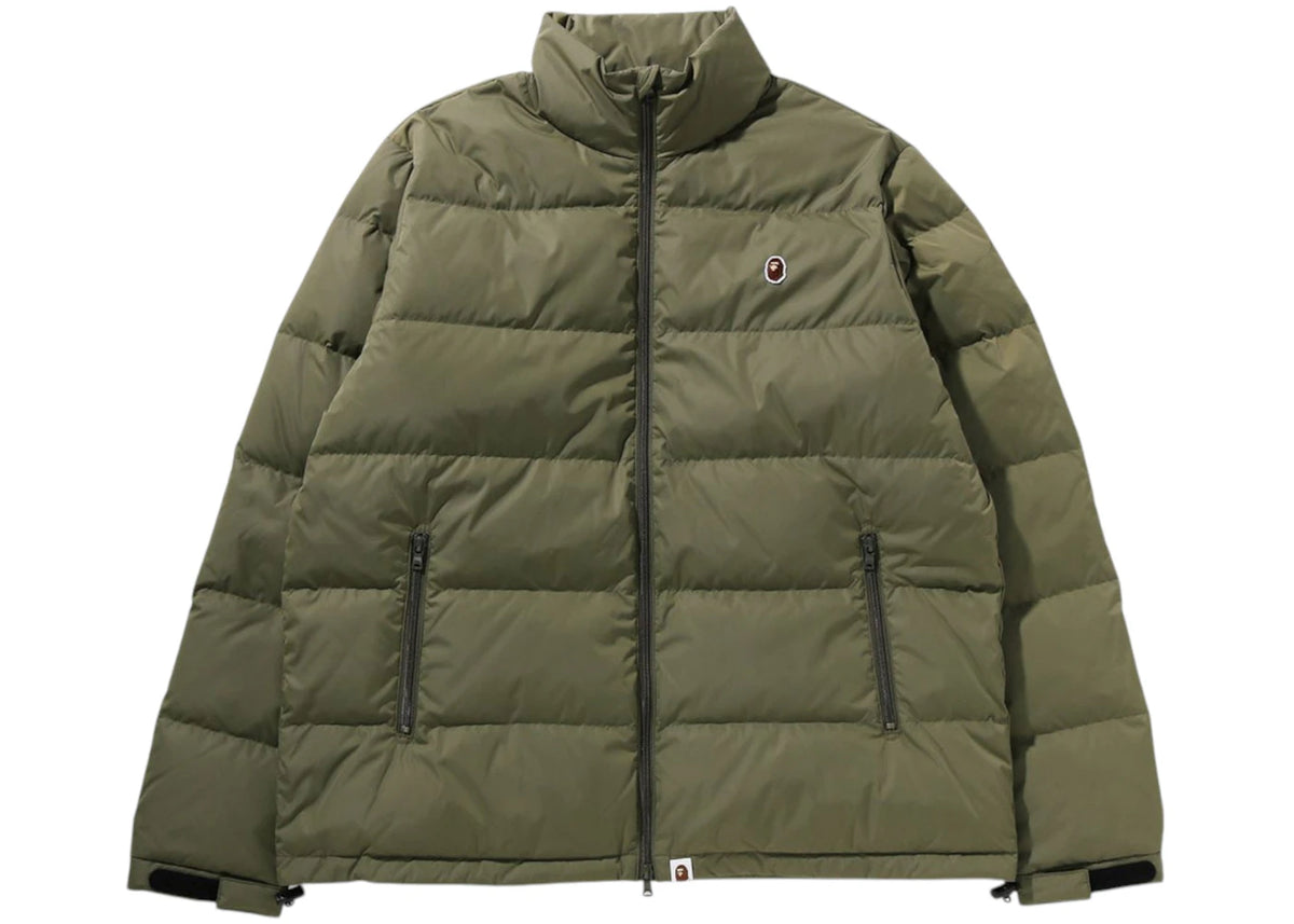 BAPE One Point Down Jacket Olivedrab - vue secondaire A