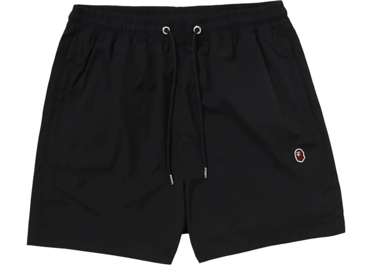 BAPE One Point Relaxed Fit Water Shorts Shorts Black - vue secondaire A