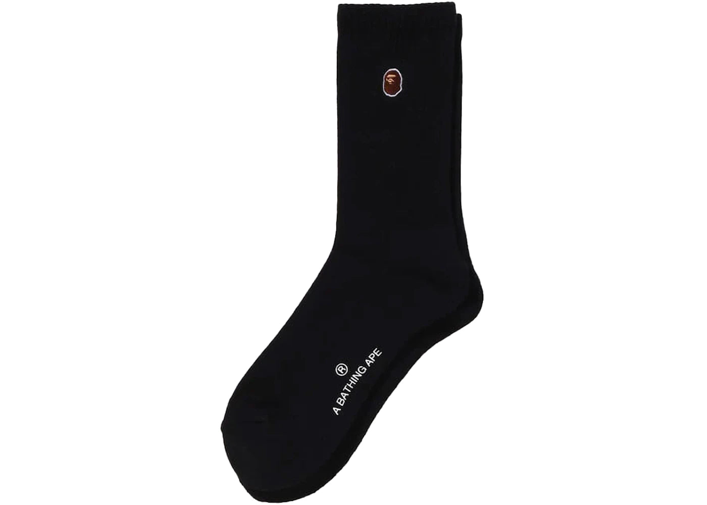 BAPE One Point Socks Black - vue 360