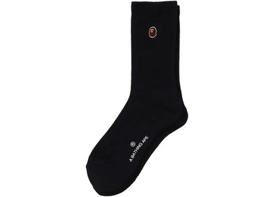 BAPE One Point Socks Black