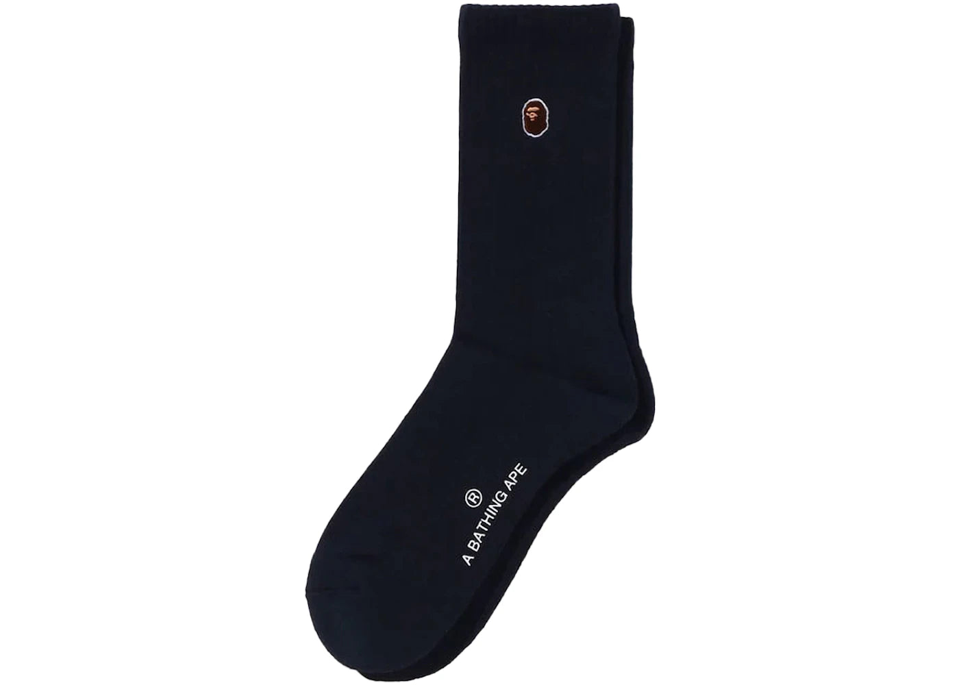 BAPE One Point Socks Navy - vue 360