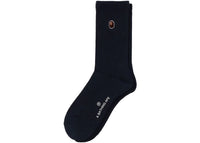 BAPE One Point Socks Navy