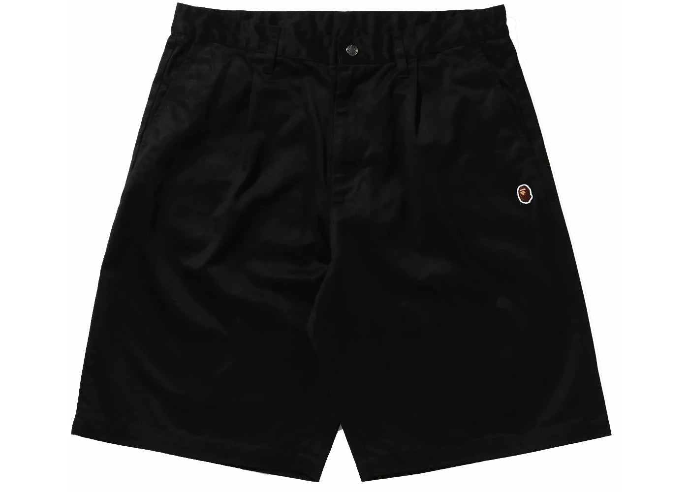 BAPE One Point Wide Fit Chino Shorts Black - vue secondaire A