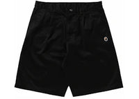 BAPE One Point Wide Fit Chino Shorts Black