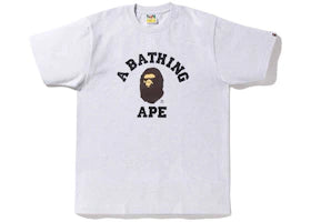 BAPE Online Exclusive College Tee Grey