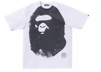 BAPE Overprinted Ape Head Tee White