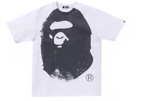 BAPE Overprinted Ape Head Tee White