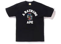 BAPE Patchwork College Patchwork Tee Black