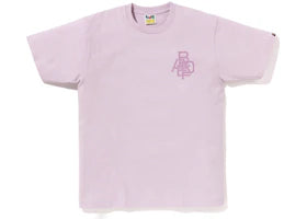 BAPE Pigment Bape Logo Tee Purple