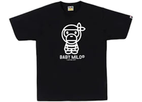 BAPE Pirate Baby Milo Tee Black