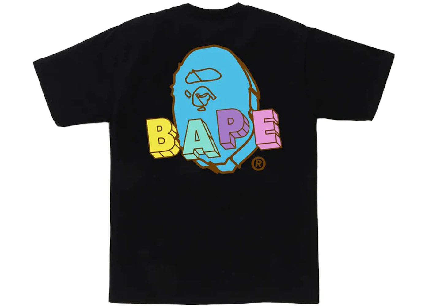 BAPE Popsicle Tee Black - vue secondaire B