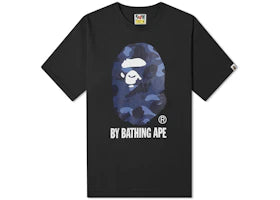BAPE Premium Happy New Year Color Camo Ape Head Tee Black