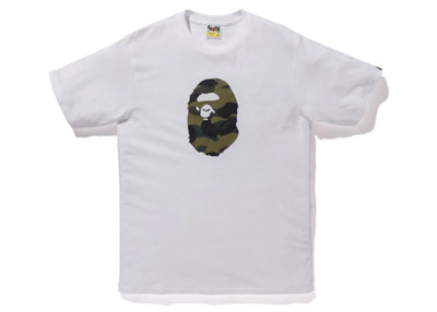 BAPE Premium Summer Bag 1st Camo Ape Head Tee White/Green
