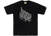 BAPE Reflector Equipment Center Logo Tee Black