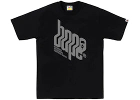 BAPE Reflector Equipment Center Logo Tee Black