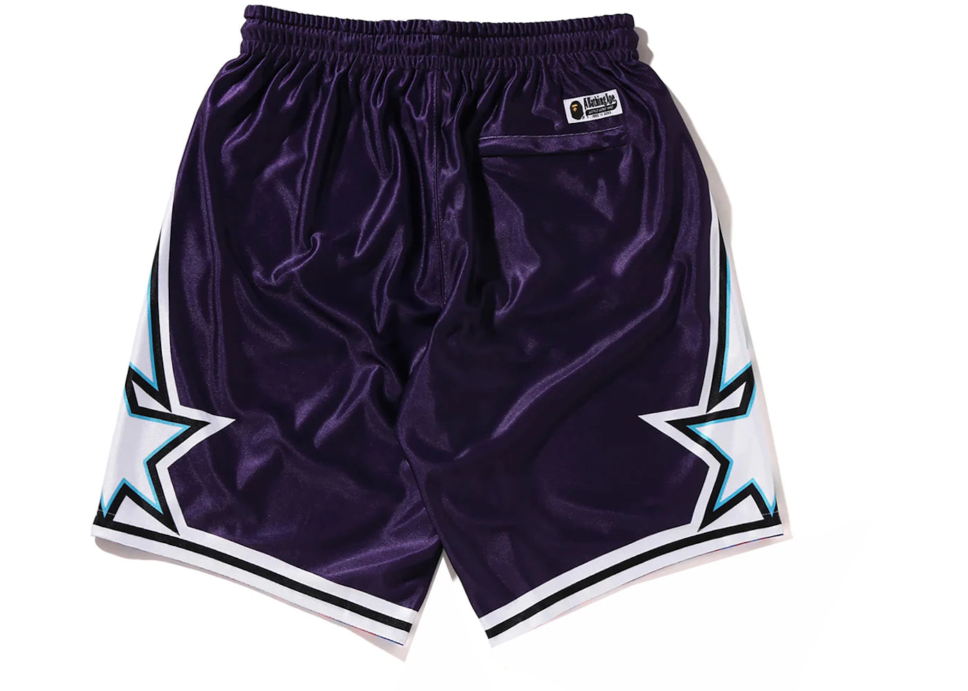 BAPE Reversible Basketball Shorts Purple - vue secondaire A