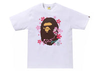 BAPE Sakura Ape Head Tee (SS24) White