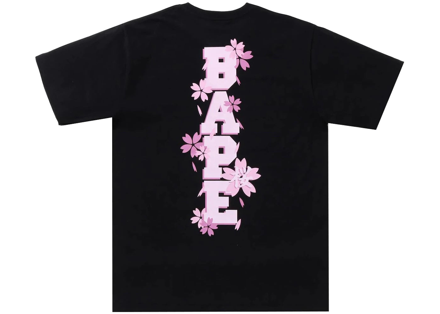 BAPE Sakura Photo Ape Head Tee (SS22) Black - vue secondaire B