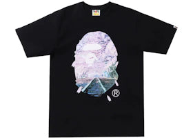 BAPE Sakura Photo Ape Head Tee (SS22) Black