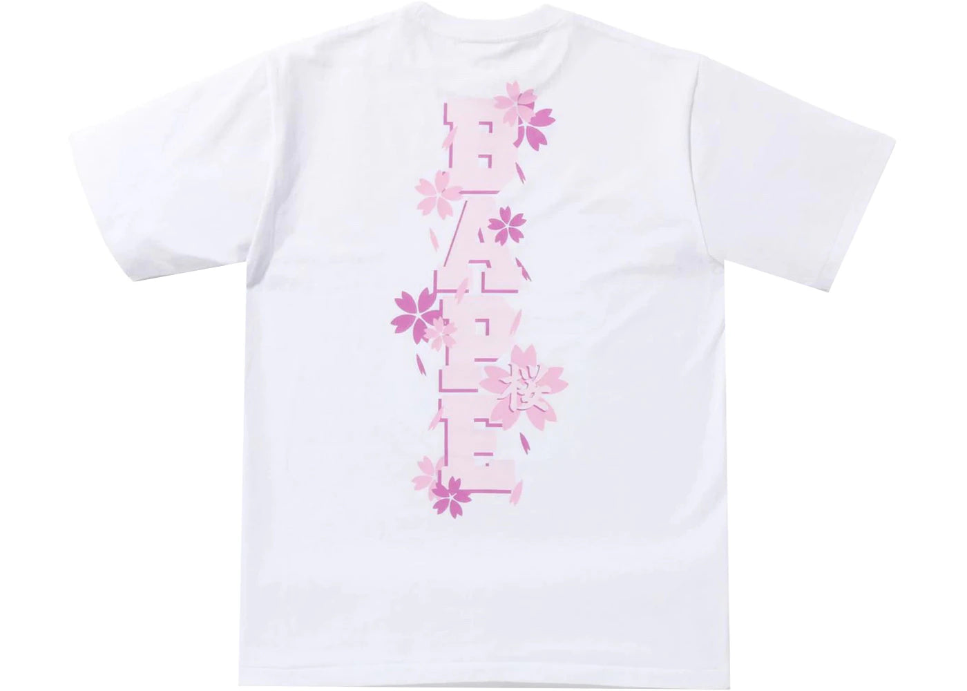 BAPE Sakura Photo Ape Head Tee (SS22) White - vue secondaire B