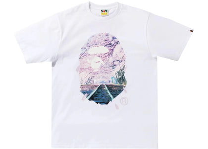 BAPE Sakura Photo Ape Head Tee (SS22) White - product view 2