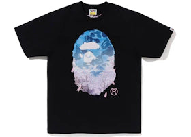 BAPE Sakura Photo Ape Head Tee (SS23) Black