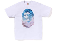BAPE Sakura Photo Ape Head Tee (SS23) White