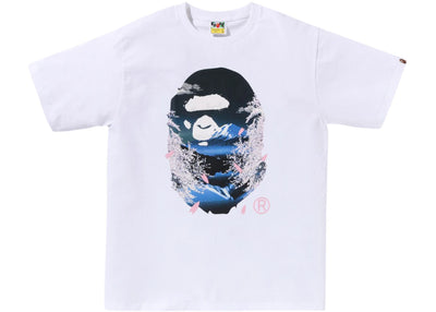 BAPE Sakura Photo Ape Head Tee (SS25) White