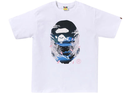 BAPE Sakura Photo Ape Head Tee (SS25) White - product view 2