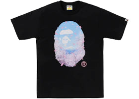 BAPE Sakura Photo Ape Head Tee (SS26) Black
