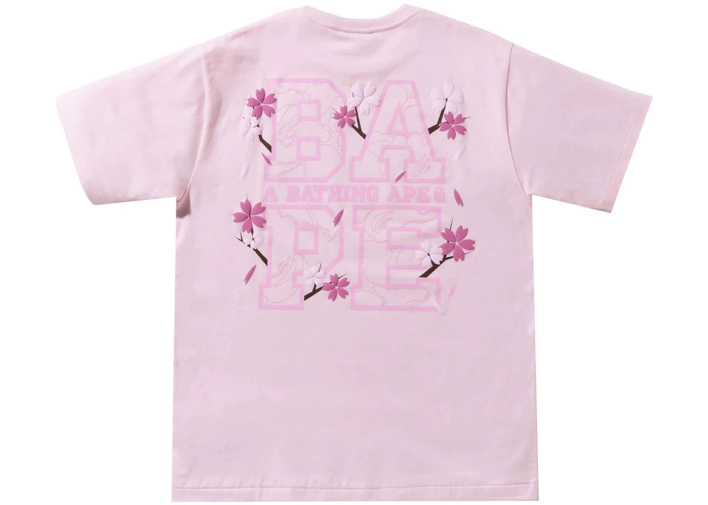 BAPE Sakura Tee Pink - vue secondaire B