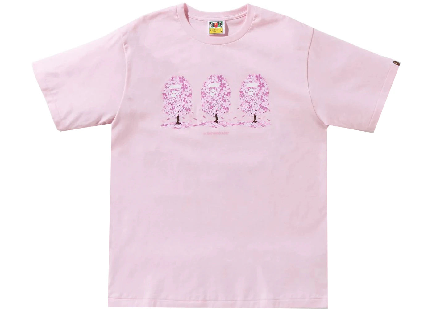 BAPE Sakura Tee Pink - vue secondaire A