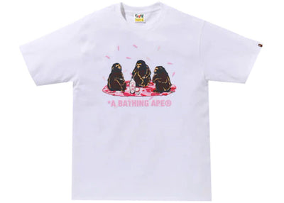 BAPE Sakura Viewing Tee White