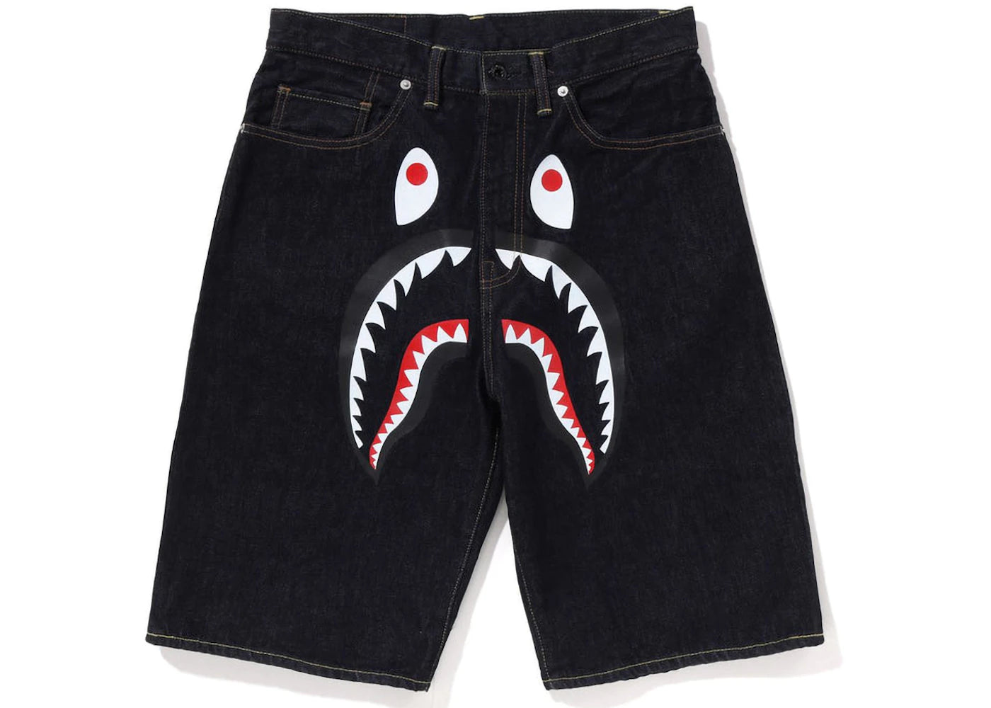 BAPE Shark Denim Shorts (SS23) Indigo - vue secondaire A