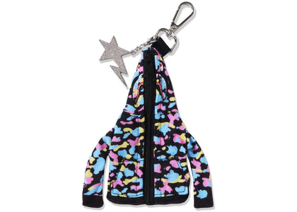 BAPE Shark Full Zip Hoodie Keychain Black - apparel view 2