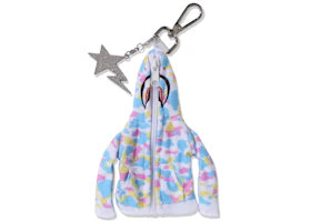 BAPE Shark Full Zip Hoodie Keychain White