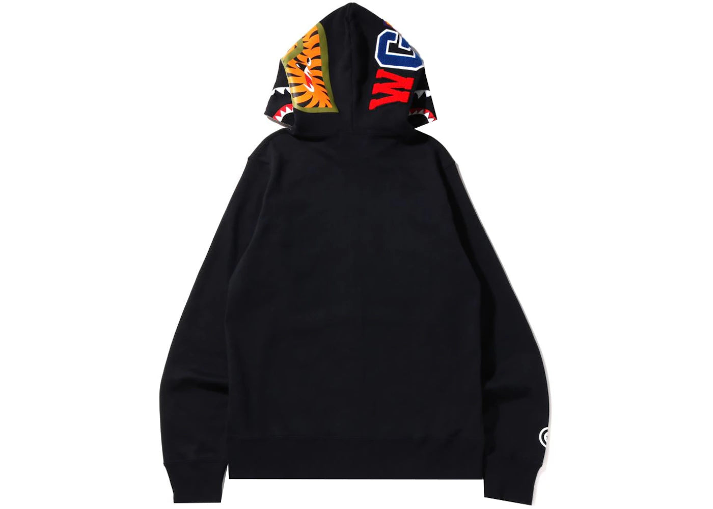 BAPE Shark Full Zip Hoodie (SS22) Black - vue secondaire B