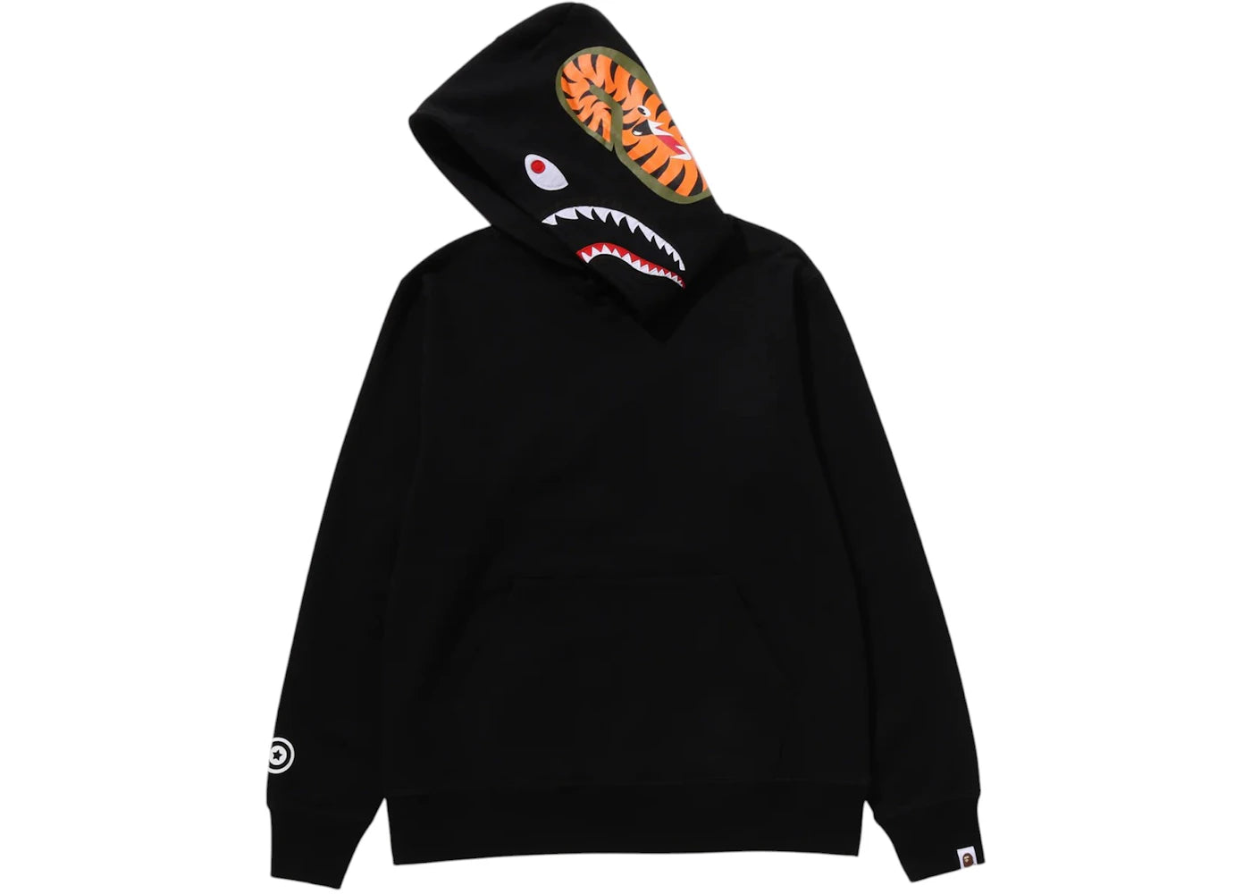 BAPE Shark Pullover Hoodie (FW25) Black - vue secondaire A