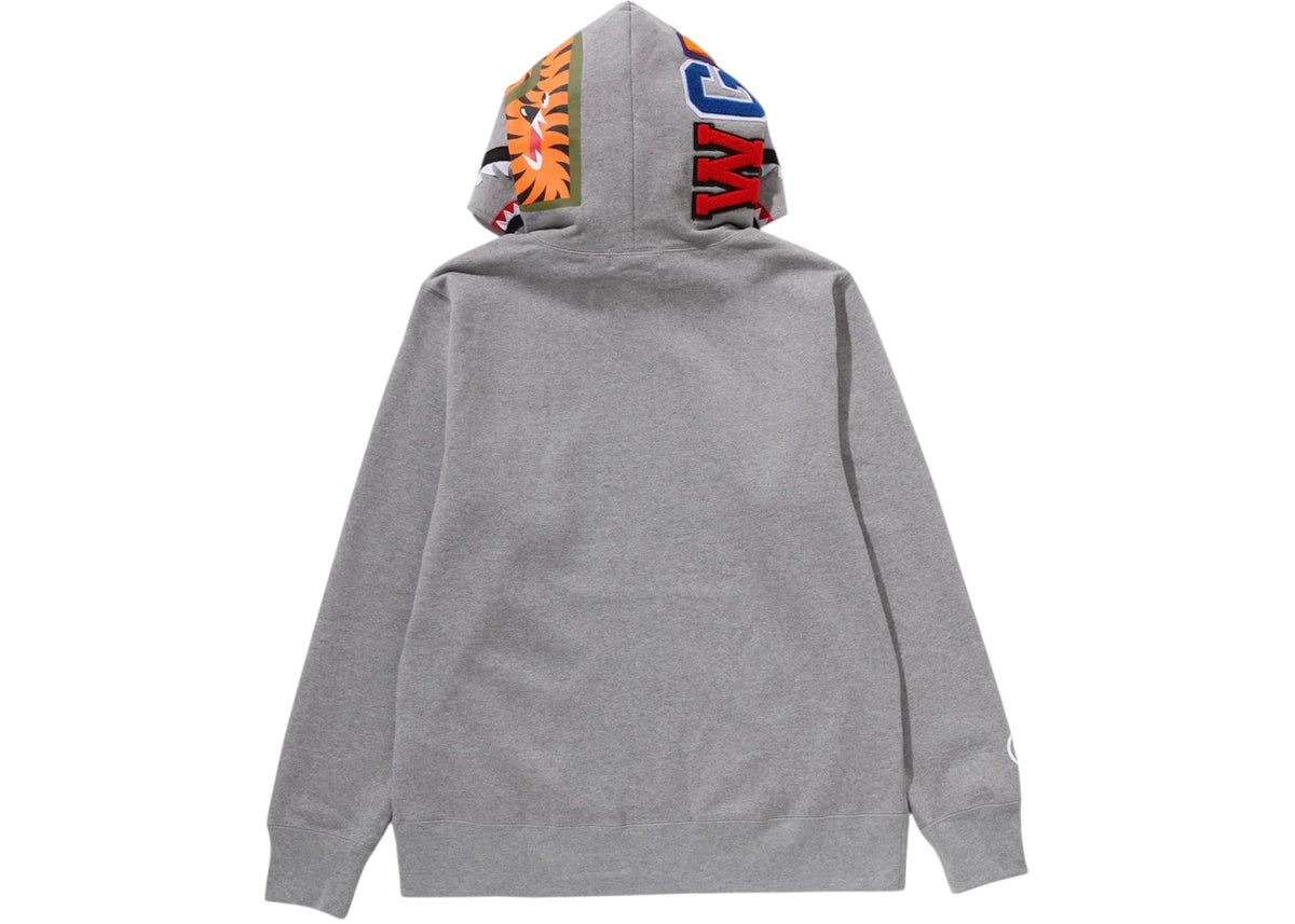 BAPE Shark Pullover Hoodie (FW25) Gray - vue secondaire B