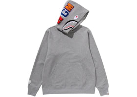 BAPE Shark Pullover Hoodie (FW25) Gray