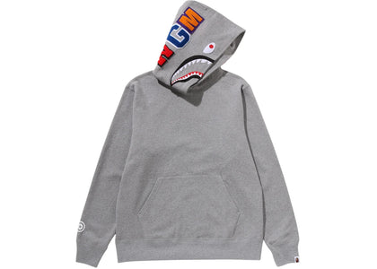 BAPE Shark Pullover Hoodie (FW25) Gray - apparel view 2