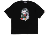 BAPE Shark Seijin Photo Print Relaxed Fit Tee Black